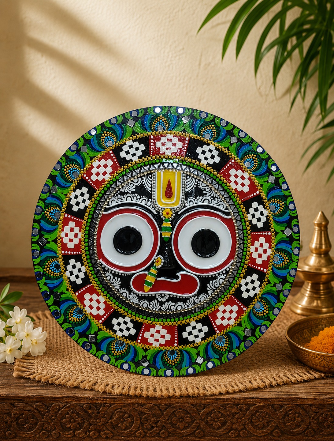 Lord Jagannath Mandala Art
