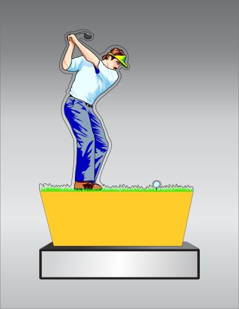 Golf Corporate Trophy