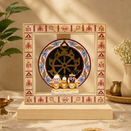 Handcrafted Neelachakra Jagannath Frame