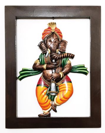 Handcrafted Metal Ganesh ji Frame