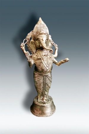 Dhokra Tribal Art Standing Ganesha