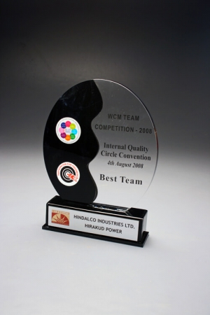 Oval Glass Premium Award