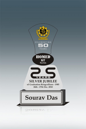 Corporate Award With Silver Base
