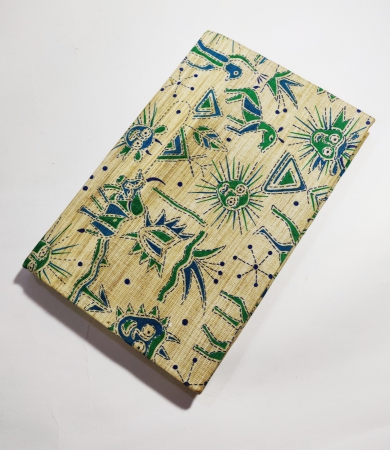 Hand Stitched and Handcrafted Village Art Cotton Cover Handmade Paper Dairy