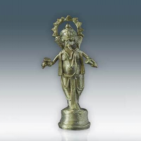 Little Ganesha Playing Traditional Hand Instrument