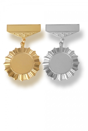Army Medal with Full Metal Brooch and Suspender