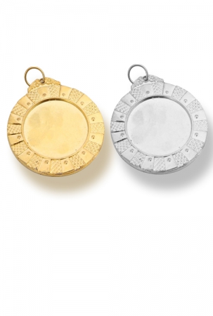 Ruby Studded Royal Golden Medal with Golden Claw and Ring