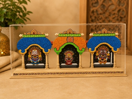 Handcrafted Temple JBS In Acrylic Cabinet
