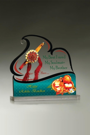 Gift Your Brother an Artistic Plaque This Rakhi